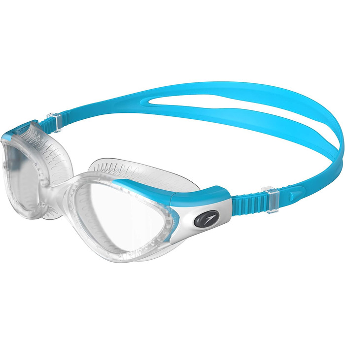 Плавальні окуляри Speedo унісекс Futura Biofuse, плавальні окуляри Бірюзовий / прозорі універсальні плавальні окуляри