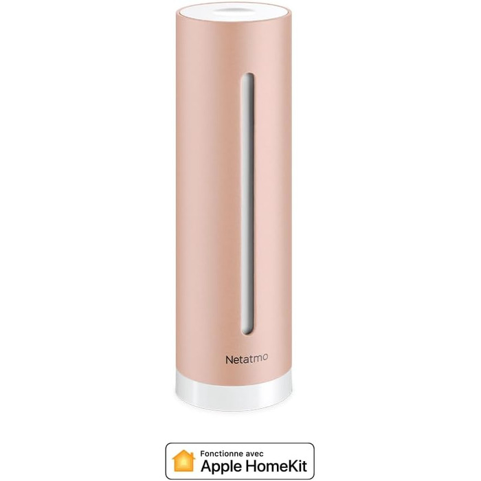 Датчик якості повітря Netatmo для дому: CO2, температура, вологість, шум - розумний контроль, здорове середовище, автоматичні сповіщення (NHC-EC)