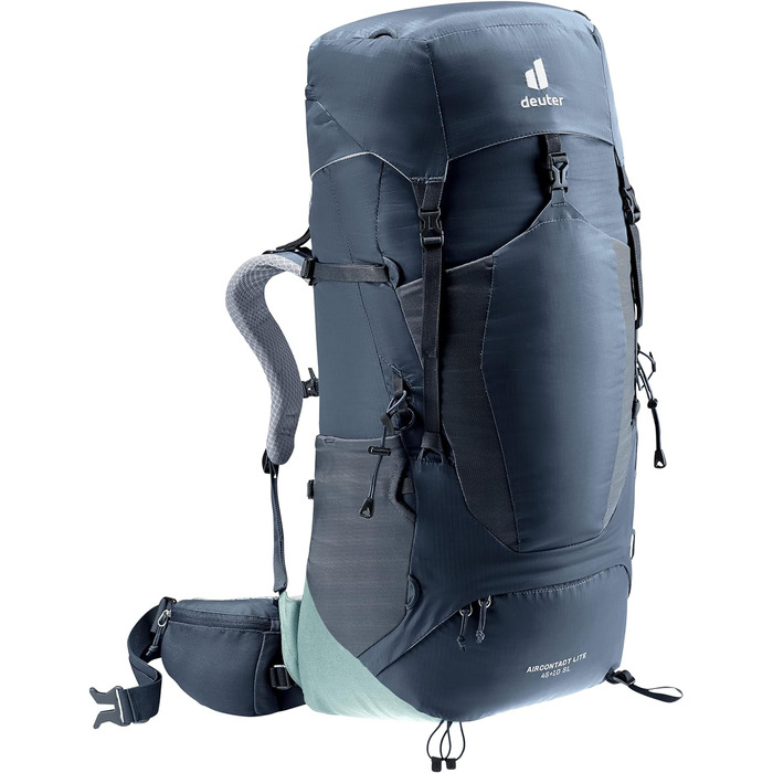 Жіночий трекінговий рюкзак deuter Aircontact Lite 45 10 Sl (1 упаковка) (4510 л, чорнильно-нефритовий)