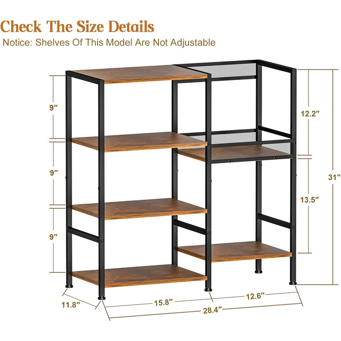 Підставка для програвача з полицями для вінілових платівок, до 200+ альбомів, медіа-тумба, консольний столик, стійка для аудіо-відео, підставка для програвача, полиця в стилі рустік, коричнева, компактна