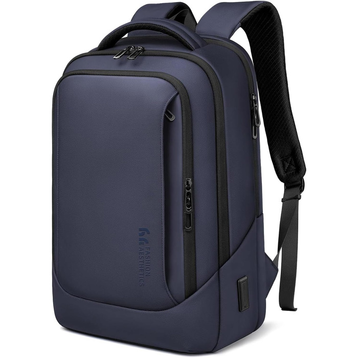 Чоловічий рюкзак для ноутбука Heroic Knight: діловий, з USB-зарядкою, антикрадійний, 17.3