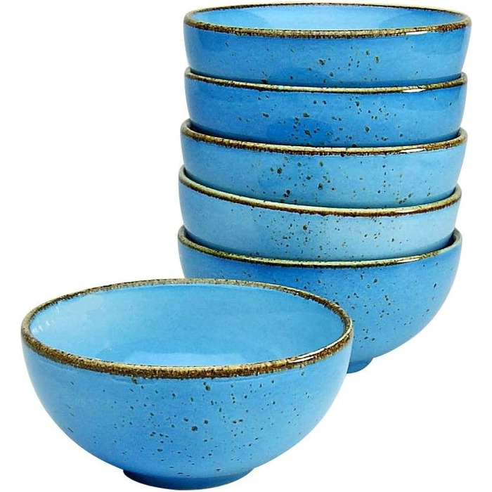 Чаша для занурення з 6 предметів 11,5 см, Nature Collection, BLUE 22087, керамограніт