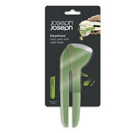 Прес для часнику з пластиною, що очищає Joseph Joseph, зелений, 16 х 4,2 х 6,0 см
