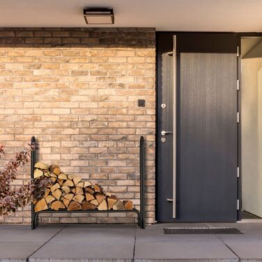 Стелаж для дров Relaxdays з металу, 110 см