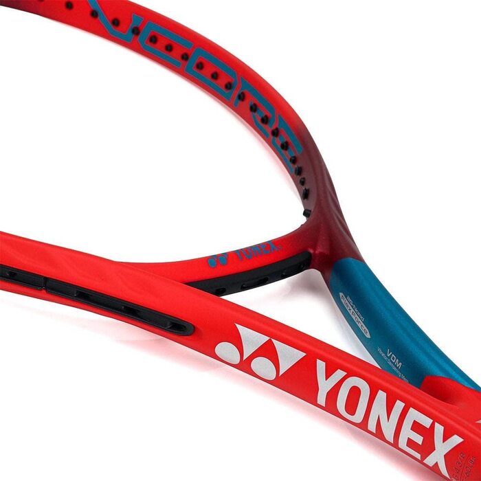 Ракетка Yonex New Vcore 100 Tango Червона без ниток 300 г червоний - синій манометр 4