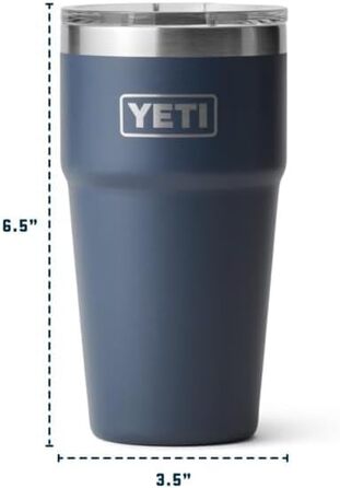 Термос YETI Rambler 591ml (20oz) з кришкою MagSlider, колір Firefly Yellow