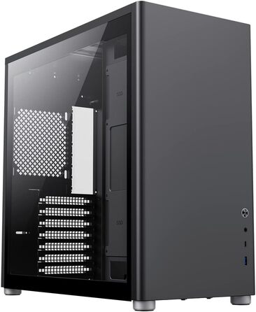 Ігровий корпус GameMax Spark Pro Cube ATX з двома загартованими скляними панелями, USB 3.0, Type-C, чорний