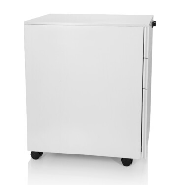 Контейнер на колесах COLOR OS I, метал, білий з кодовим замком, hjh OFFICE