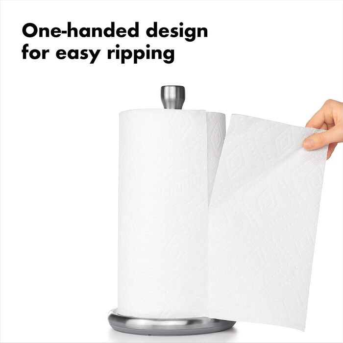 Тримач для паперових рушників OXO Good Grips Steady, сірий