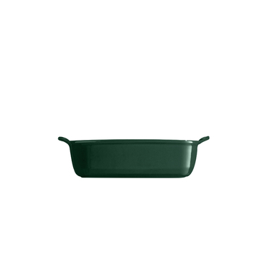 Форма для запікання Emile Henry Ovenware 1.8 л, 28x24х7.5 см, темно-зелений (072050), Cèdre