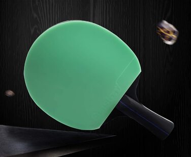 Набір для настільного тенісу Senston 2 ракетки і 3 м'ячі зелено-чорний