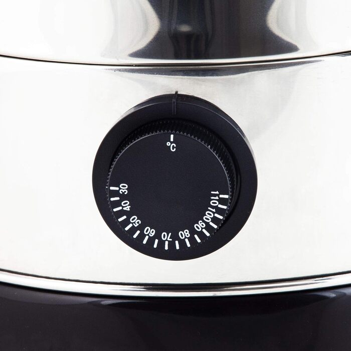 Електричний диспенсер для глінтвейну Grafner XL з нержавіючої сталі, 8,8 л, 1500 Вт, з краном, термостатом та захистом від перегріву