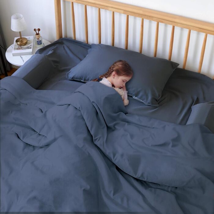 Бортик для ліжка дитячий захисний 2 шт сірий, захист від випадання для немовлят та дорослих, знімний чохол, антиковзкий