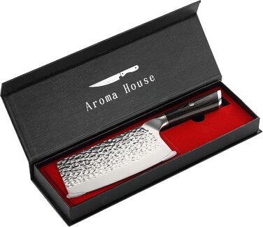 Ніж кухарський 8 дюймів, професійний дамастковий ніж, ніж для кухні, ніж шеф-кухаря, ніж для м'яса з нержавіючої сталі, надзвичайно гостра леза з ергономічною ручкою для дому та ресторану (ніж кухарський 7 дюймів)