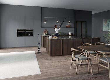 Бездротовий пилосос AEG 2в1, блакитний, QX7-1-I360: акумуляторний, для дому, з насадкою PetPro, до 50 хв роботи