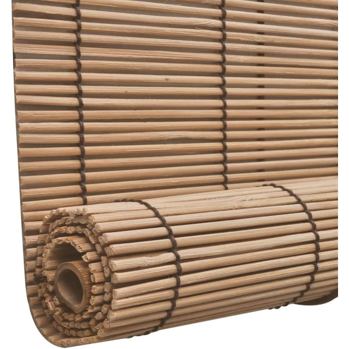 Рулонні штори VidaXL бамбукові 80x220 см коричневі