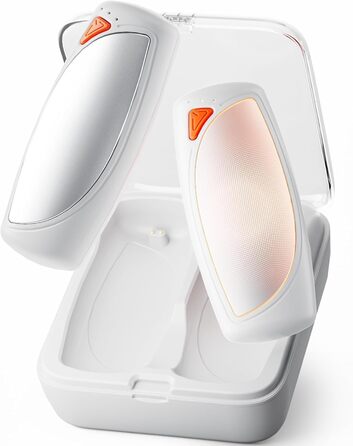 Електричні грілки для рук COTOP, 2 шт. з зарядним кейсом, 14000 mAh, 3 режими нагріву до 56°C, для катання на лижах, кемпінгу (кремовий)