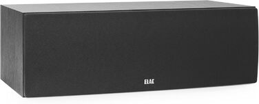 Центральний динамік ELAC Debut 2.0 C6.2, об'ємний звук 5.1, відмінний звук, 2-смуговий, чорний