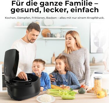 Бальтер Мультиварка-рисоварка, 4л, 18 програм, Fuzzy Logic, з аксесуарами та рецептами