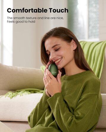 Електричні грілки для рук Gaiatop (2 шт), з магнітною фіксацією, 3 режими нагріву, швидкий нагрів, портативні, багаторазові, для активного відпочинку та подарунків