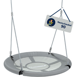 Шоукель HUDORA Nestschaukel 90 - пластикова сітка-шоукель для дітей та дорослих (діаметр 90 см)