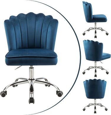 Крісло для офісу Fiximaster Homeoffice: регульоване, з м'якою оббивкою, золоті ніжки, до 135 кг (зелений/блакитний)