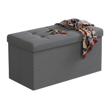 Relaxdays Складний табурет на 80 літрів з МДФ