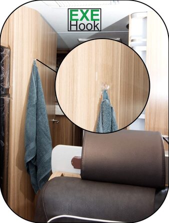 Настінний гачок присоска / самоклеючий для кухні, ванної кімнати, караван прозорий (4 кг-круглий прозорий)