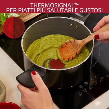 Каструля Lagostina Goccia 20 см з антипригарним покриттям, індукційна, з термоіндикатором