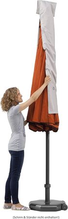 Захисний чохол Schneider для парасольки до 300 см Ø, 821-00, сріблясто-сірий, 177 x 26/34 см, 0.3 кг