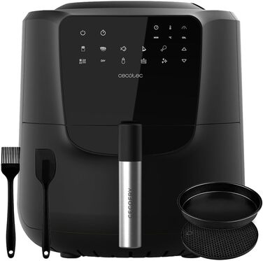 Фритюрниця Cecotec Cecofry Rain 5.5 л без олії з автоматичним та ручним розпиленням, 7 режимів, 1550 Вт