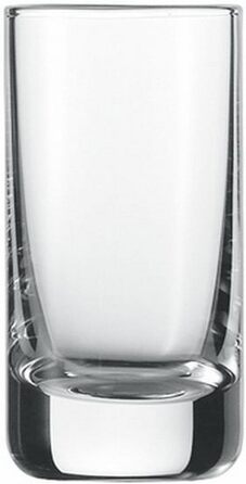 Пивний кухоль SCHOTT ZWIESEL Convention 0,2 л (набір з 6 штук), простий пивний келих для Pilsner, келихи з тритану, виготовлені в Німеччині (артикул 175500) (келих для віскі - 0,285 л, набір чарок)
