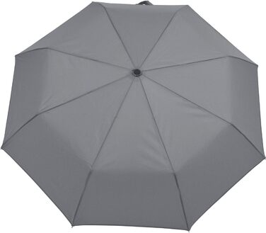 Жіноча кишенькова парасолька з великим дахом - extra light - (сірий)