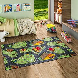 Дитячий ігровий килим Snapstyle із зображенням ферми 80х160 см