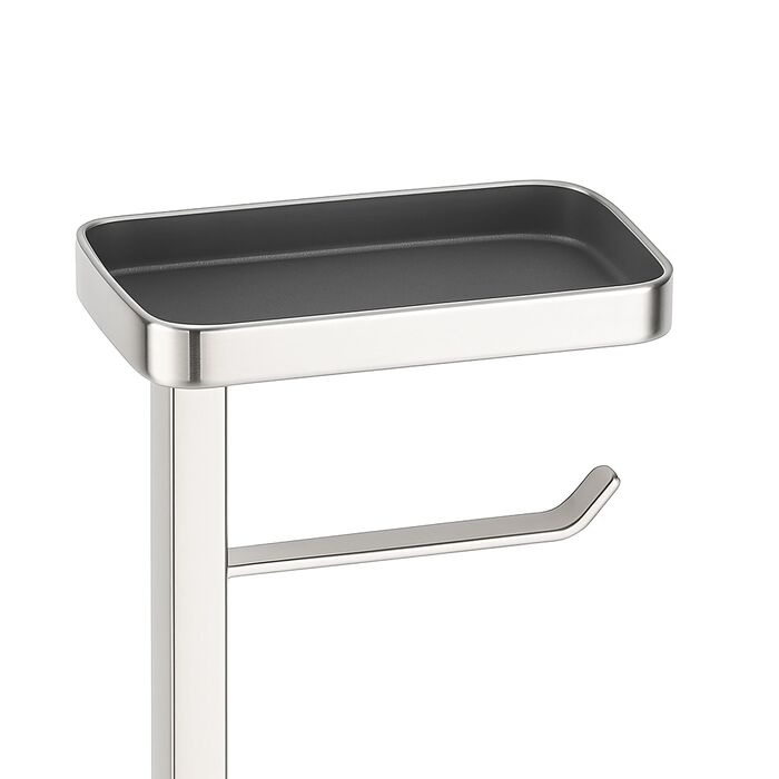 Набір для туалету Relaxdays з металевою полицею (WC-Garnitur Metall mit Ablage)