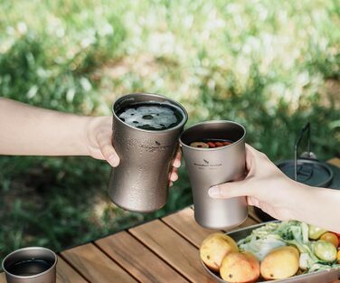 Металевий термопоїльник iBasingo 600мл: кемпінг, пікнік, подорожі - легкий, стійкий, для напоїв