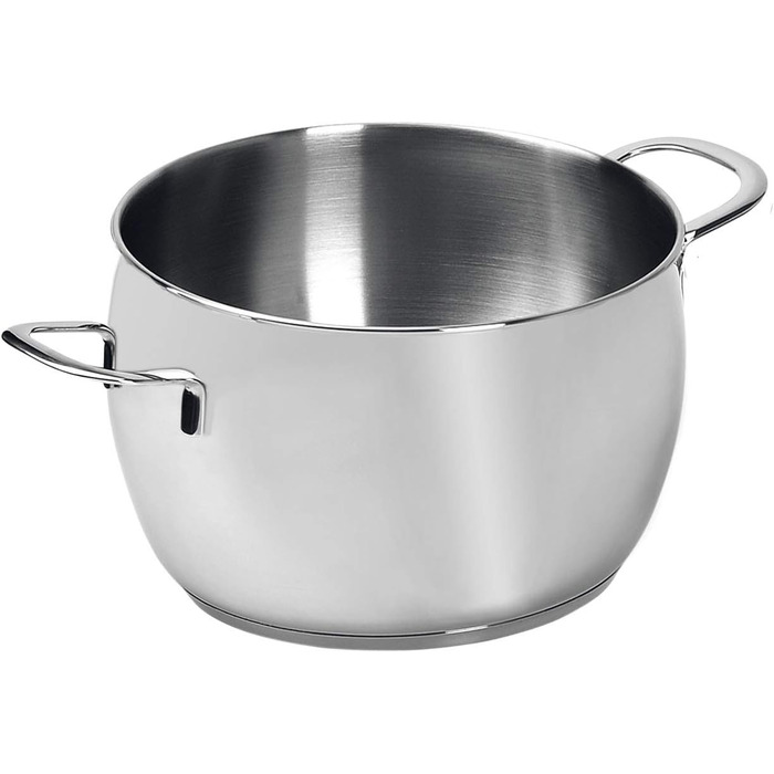 Набір каструль Lagostina Euforia 11 предметів з нержавіючої сталі 18/10, для всіх типів плит, з кришками, Lagoseal-Plus дно