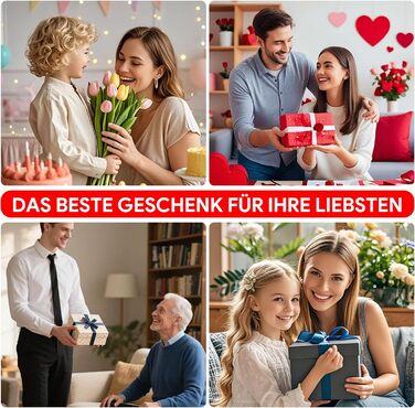 Цифрова фоторамка Frameo 15.6 дюймів з Wi-Fi, 32ГБ пам'яті, HD IPS сенсорний екран 1920x1080, автоматичний поворот та підтримка додатка Frameo