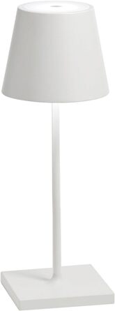 Zafferano Poldina Pro Mini - Бездротова LED-лампа для дому та вулиці, біла, з регулюванням яскравості, 30 см