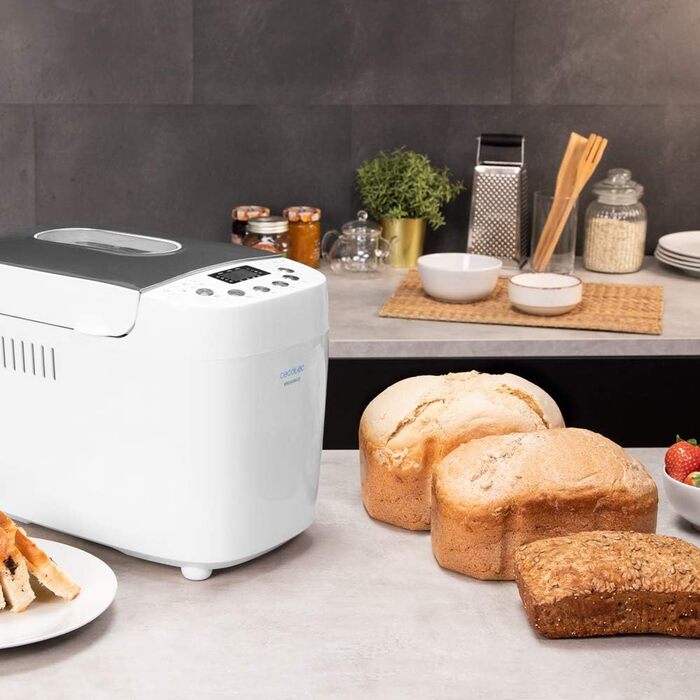 Хлібопечка Cecotec Brotbackautomat Bread&Co 1500 PerfectCook: 850 Вт, 1,5 кг, 15 програм, таймер, миється, рецепти
