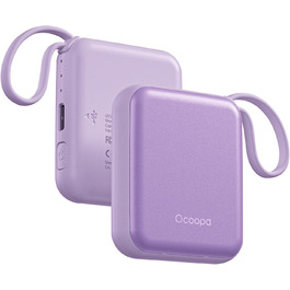 Електричні грілки для рук OCOOPA 2 шт., 3 режими нагріву, швидкий нагрів, 4000mAh, USB, для жінок, Outdoor, фіолетові