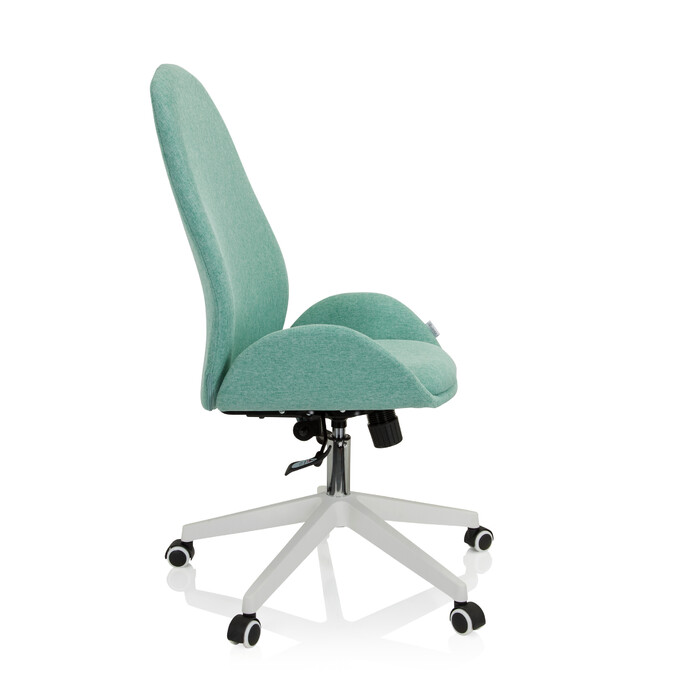 Офісне крісло AVEA I з тканини кольору аква