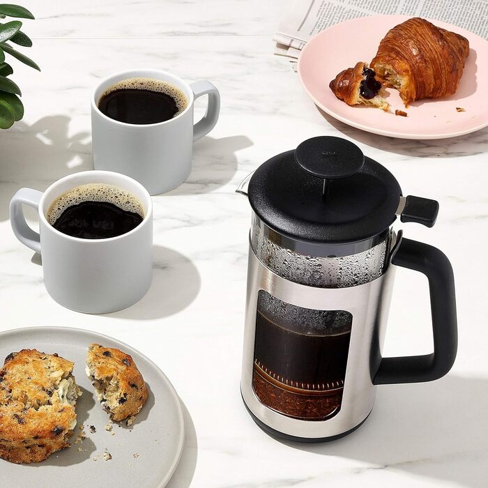 OXO French Press з нержавіючої сталі - 900 мл, кавомашина