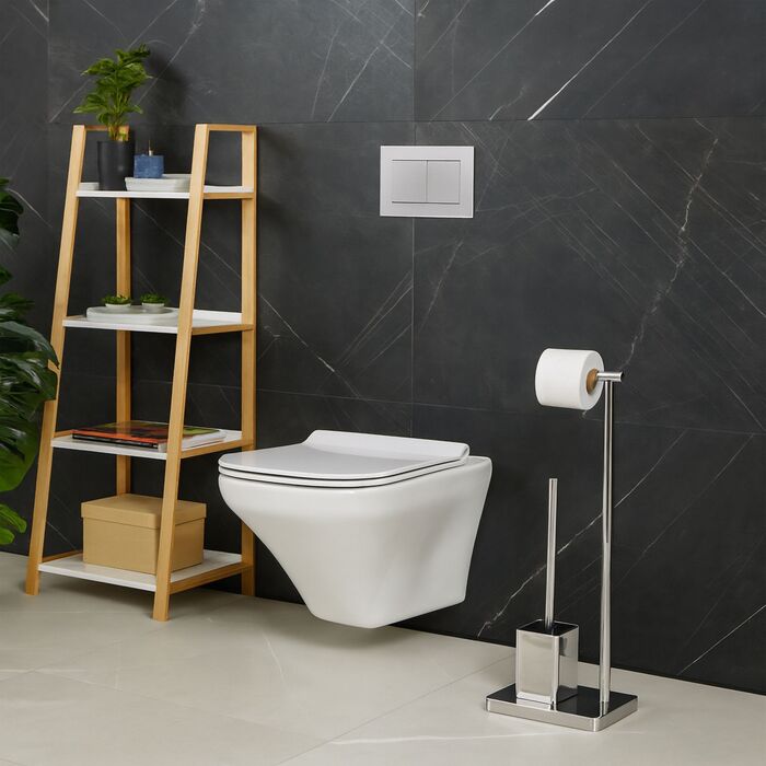 Набір для чищення унітазу Relaxdays з 2 змінними насадками