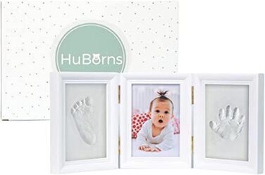 Фоторамка з відбитками HuBorns 33х17 см біла