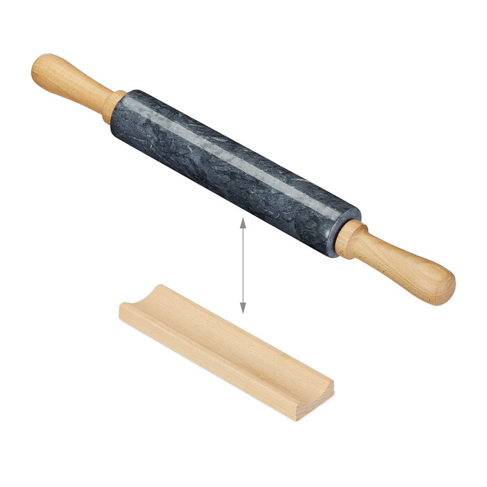 Relaxdays Rolling Pin Marble