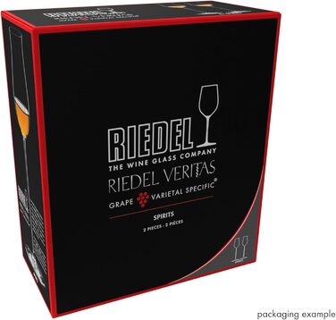 Набір склянок Riedel Veritas, 2 шт. - прозорі (для спиртних напоїв)