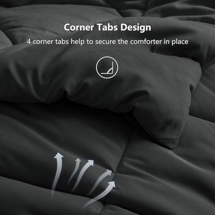 Ковдра CozyLux 200x200 см для всіх сезонів, ковдра з мікрофібри 300gsm, дихаюча, біла, 200 x 200 см