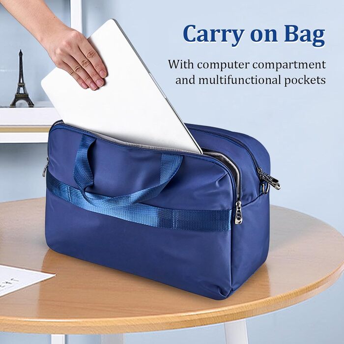 Набір валіз Joyway 4 шт. з жорстким корпусом та TSA-замком, розширюваний, синій колір