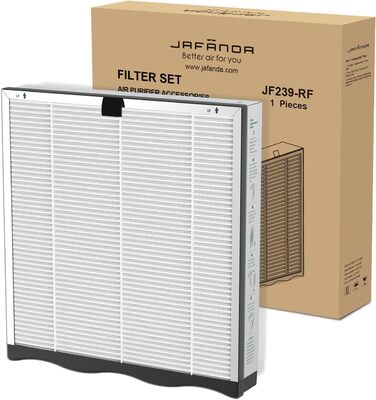 Повітряочисник Jafända HEPA для алергіків з аромадифузором та фільтром з активованого вугілля, видаляє 99,97% цвілі, пилу, пилку. Повітряочисник CADR 268 м³/h